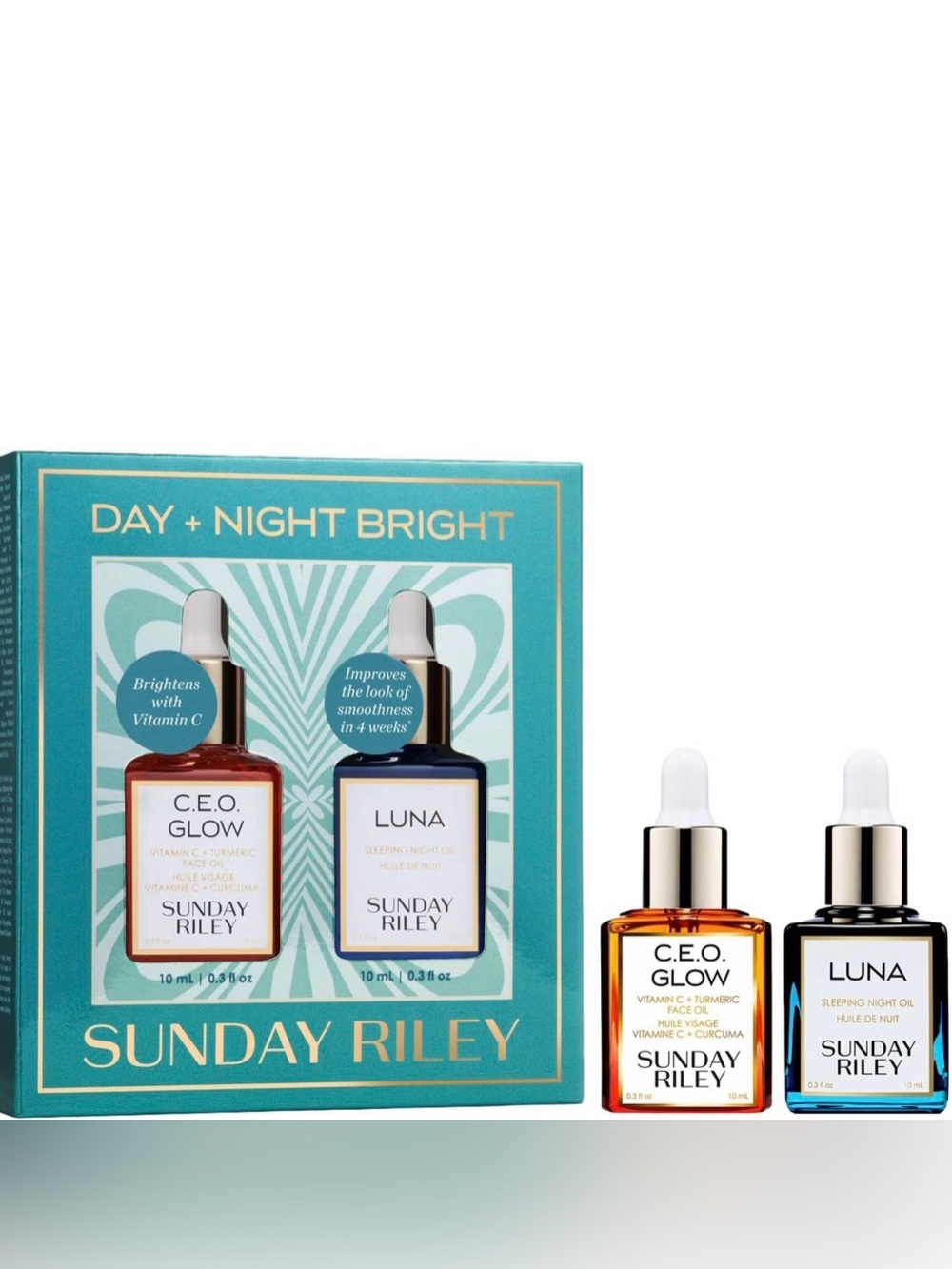Sunday Riley Day + Night Bright Bundle